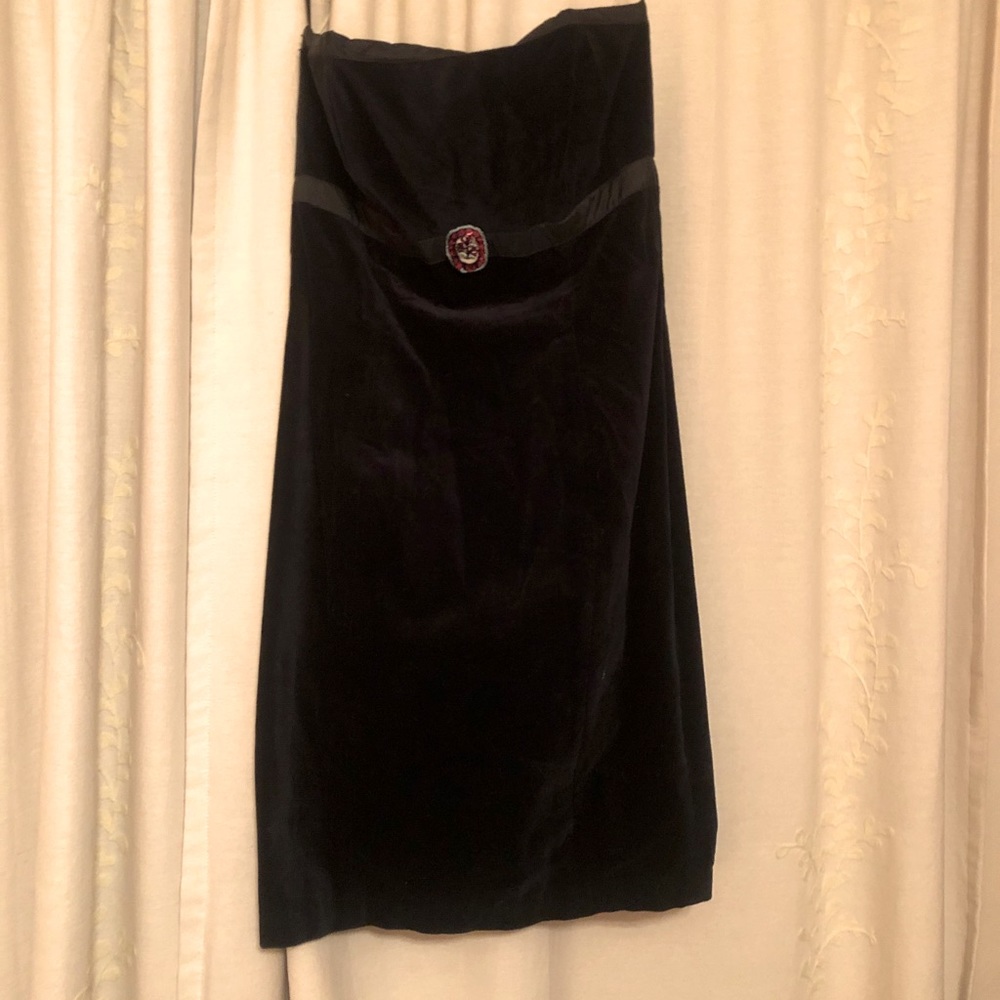 Plenty by Tracy Reese Black Velvet Cocktail Dress